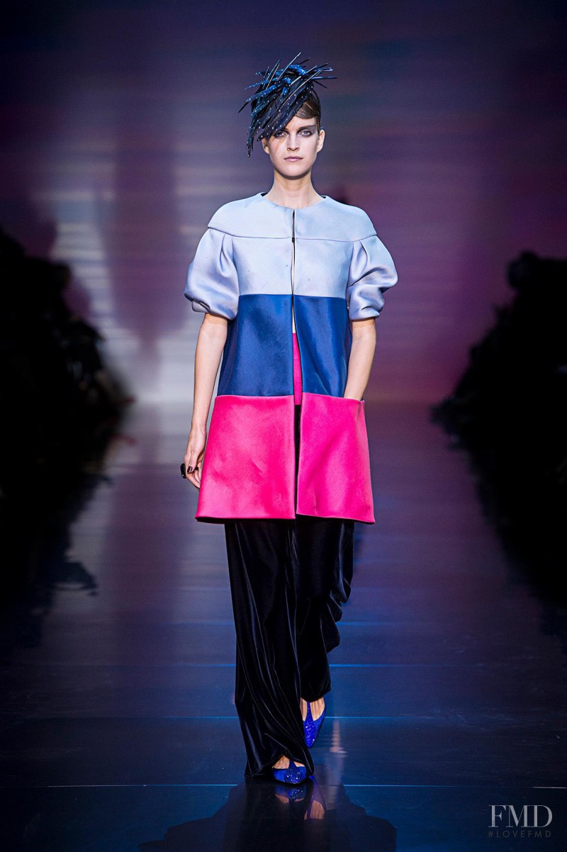 Mirte Maas featured in  the Armani Prive fashion show for Autumn/Winter 2012