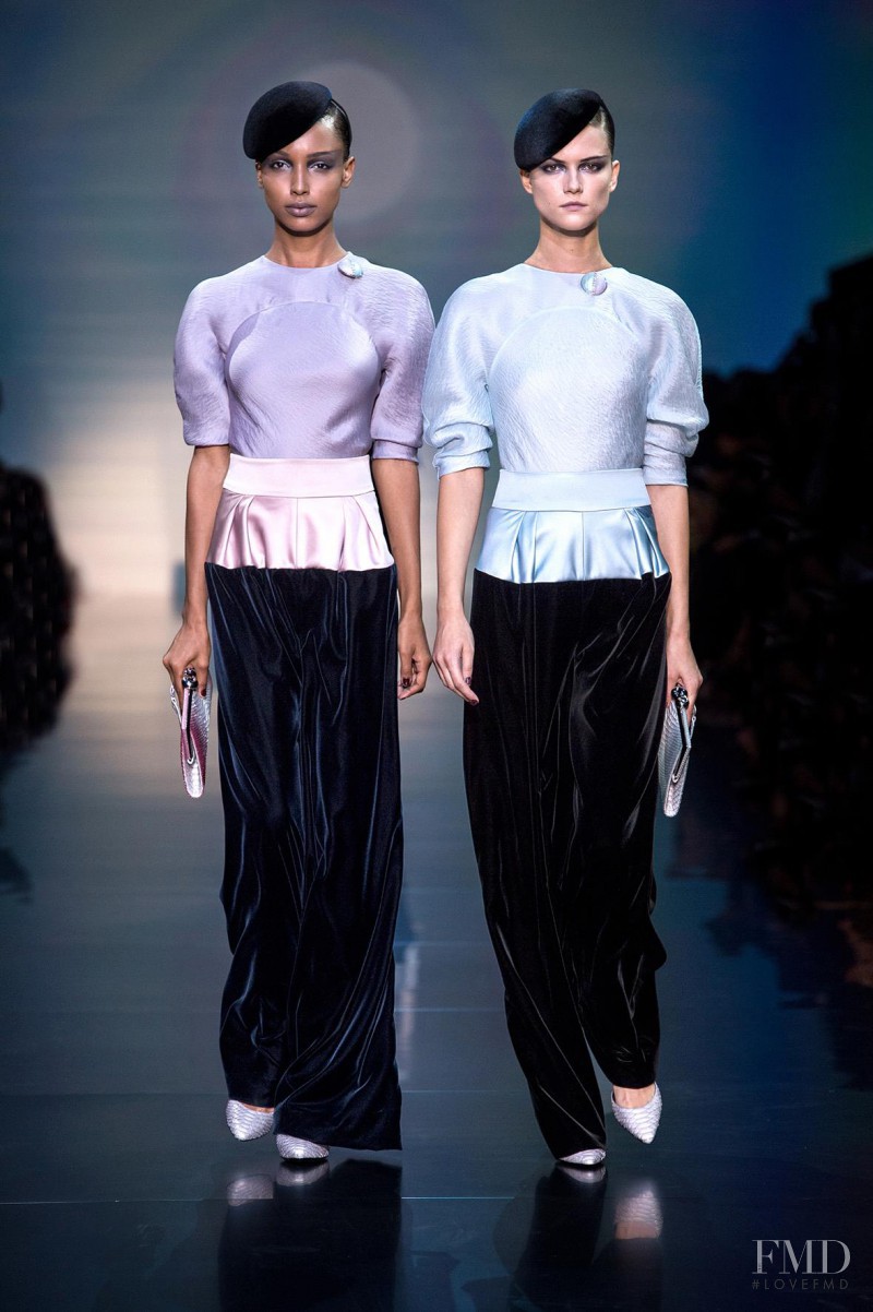 Jasmine Tookes featured in  the Armani Prive fashion show for Autumn/Winter 2012