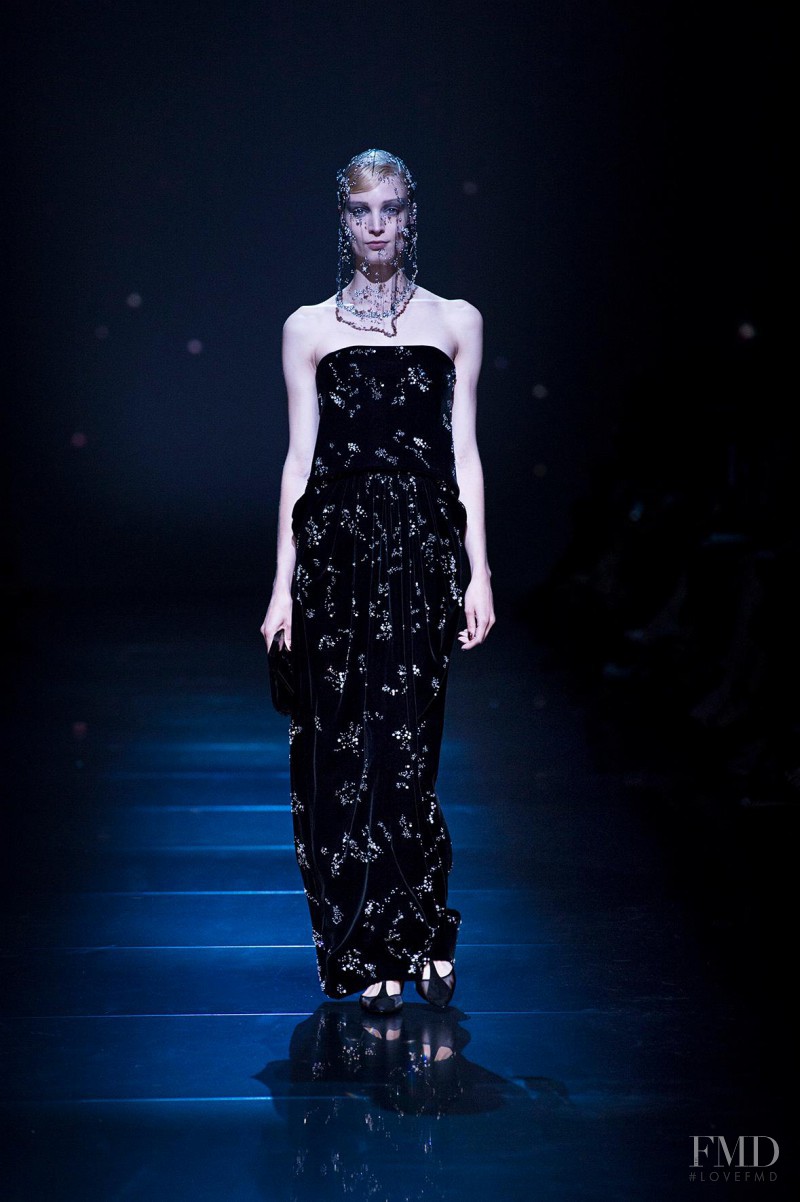 Melissa Tammerijn featured in  the Armani Prive fashion show for Autumn/Winter 2012