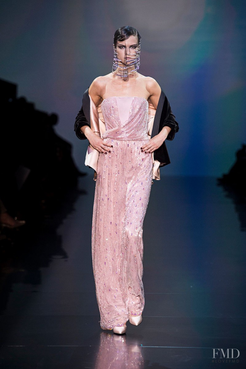 Kasia Struss featured in  the Armani Prive fashion show for Autumn/Winter 2012