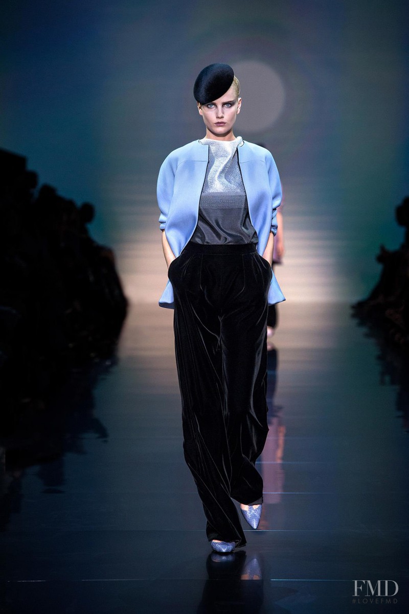 Anmari Botha featured in  the Armani Prive fashion show for Autumn/Winter 2012