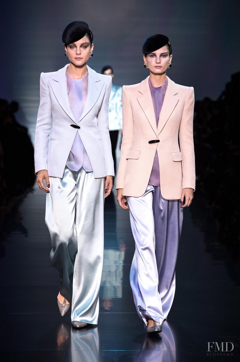 Ava Smith featured in  the Armani Prive fashion show for Autumn/Winter 2012