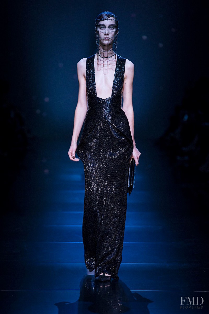 Alana Zimmer featured in  the Armani Prive fashion show for Autumn/Winter 2012