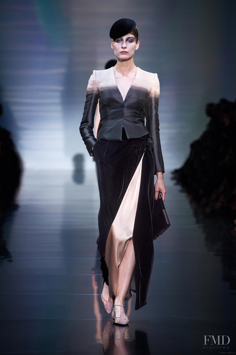Phenelope Wulff featured in  the Armani Prive fashion show for Autumn/Winter 2012