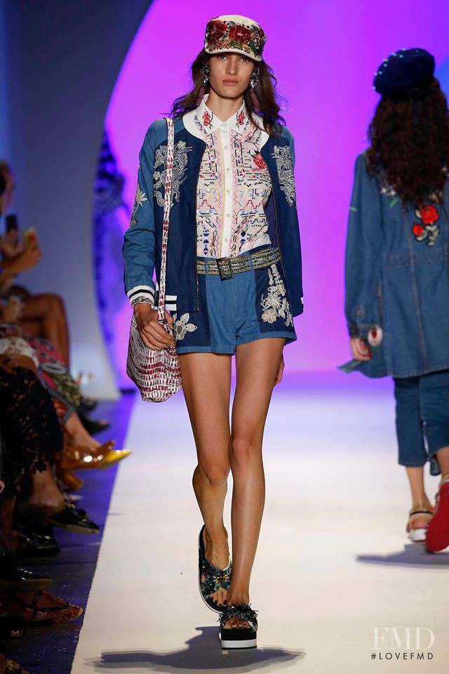 Louise Lefebure featured in  the Desigual fashion show for Spring/Summer 2017