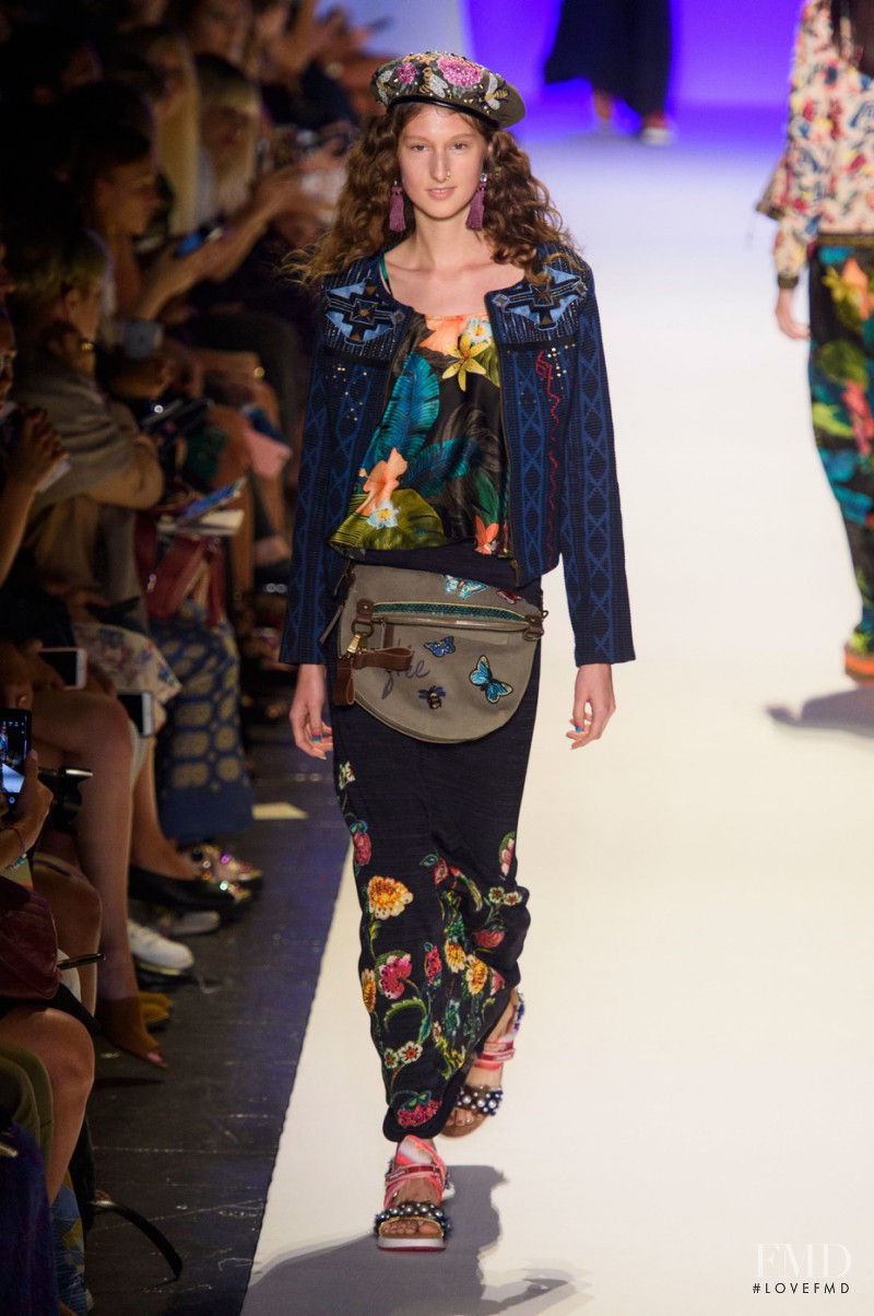Jay Wright featured in  the Desigual fashion show for Spring/Summer 2017