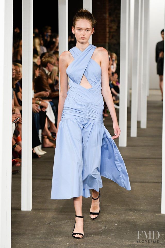 Sveta Matiunina featured in  the Milly fashion show for Spring/Summer 2017