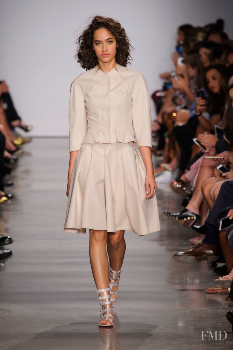Alanna Arrington featured in  the Zac Posen fashion show for Spring/Summer 2017