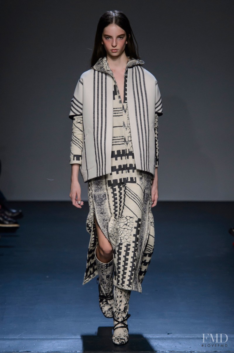 Sophie Jones featured in  the Zero + Maria Cornejo fashion show for Autumn/Winter 2016