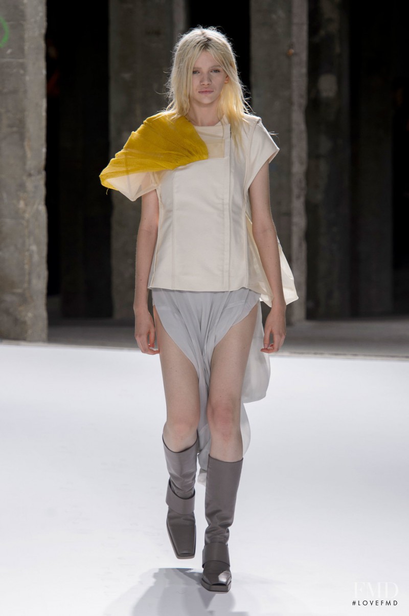 Stella Lucia featured in  the Rick Owens fashion show for Spring/Summer 2017