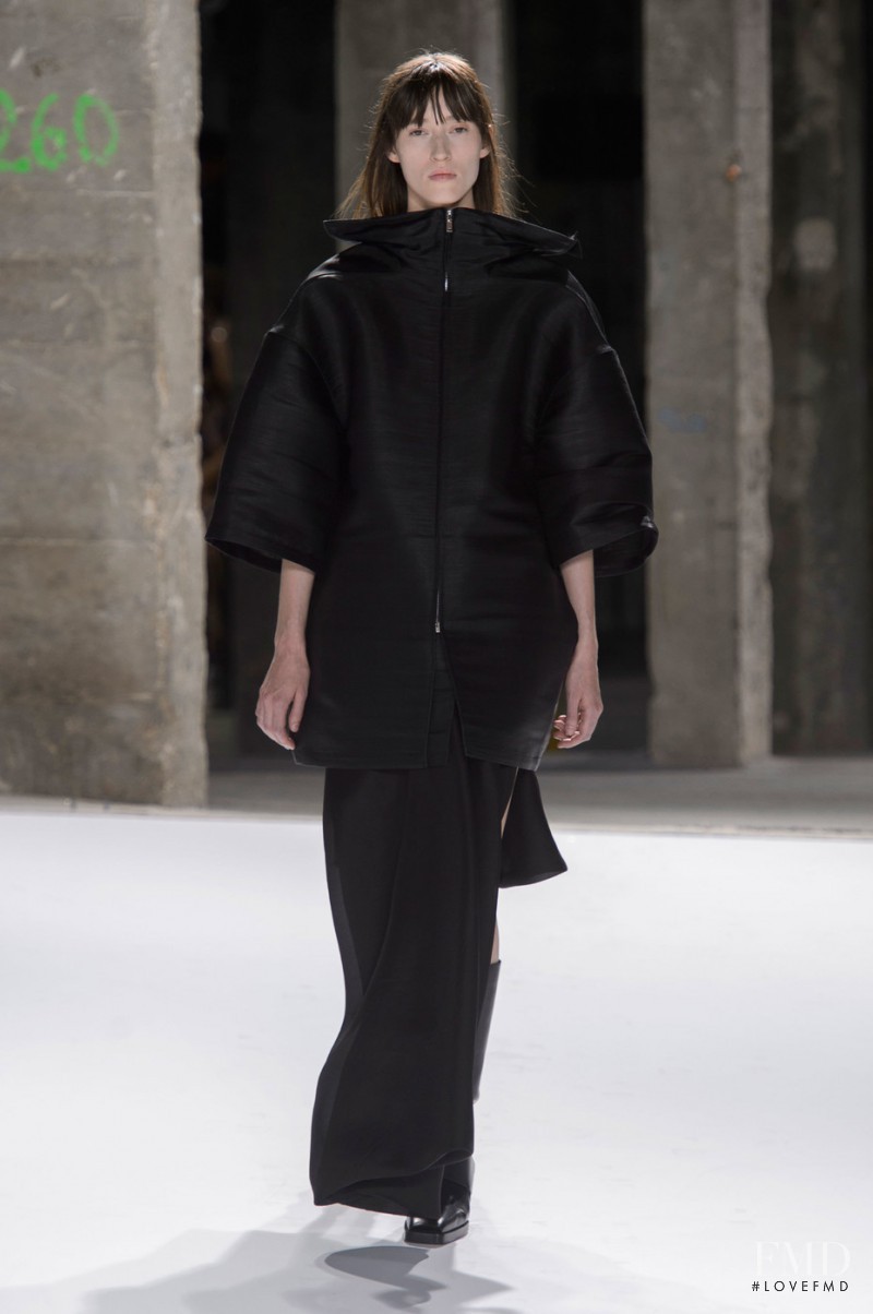 Karolina Laczkowska featured in  the Rick Owens fashion show for Spring/Summer 2017