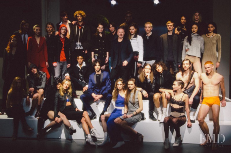 Alanna Arrington featured in  the Calvin Klein fashion show for Autumn/Winter 2016