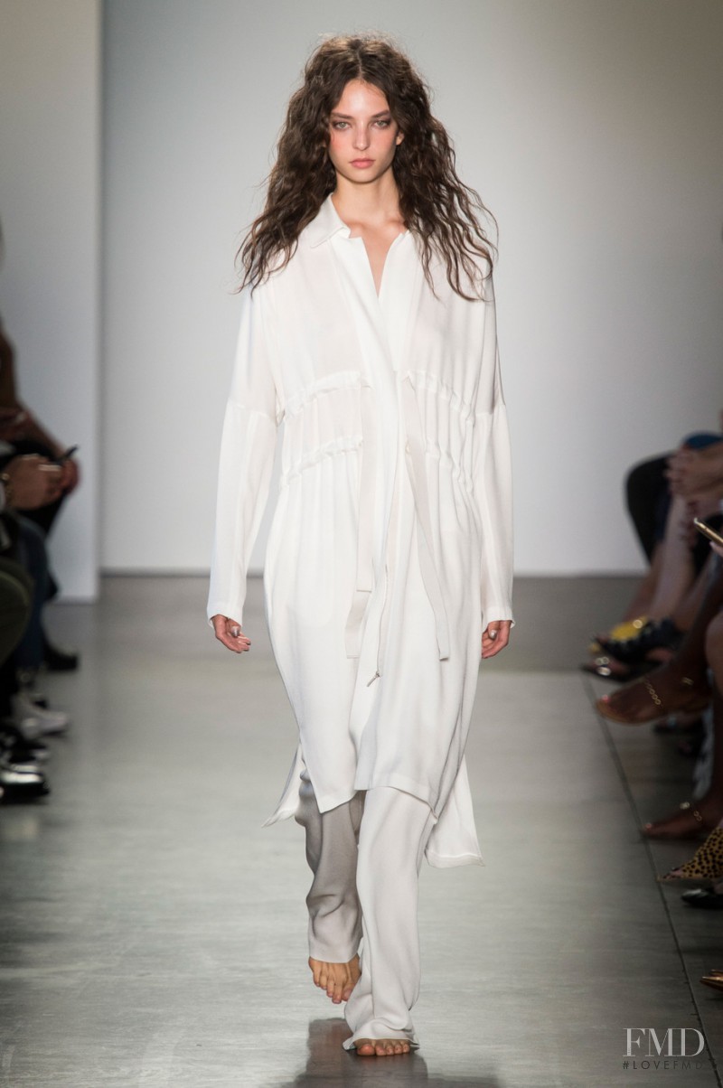 Sophie Jones featured in  the Zero + Maria Cornejo fashion show for Spring/Summer 2017