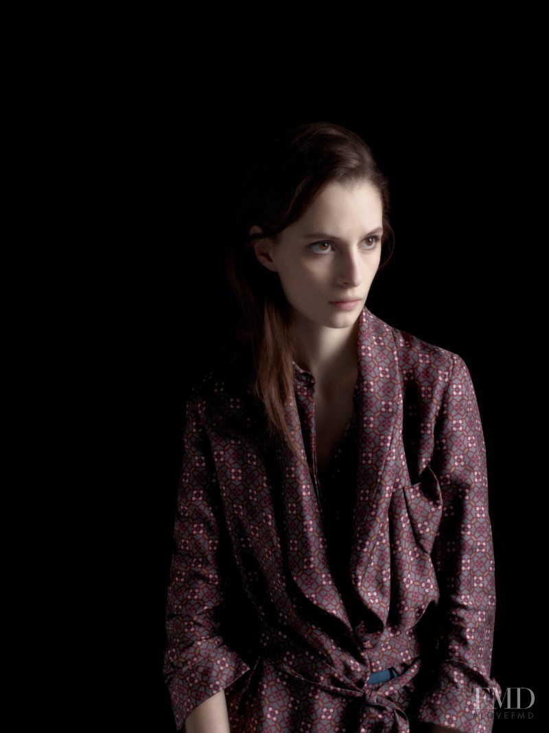 Suzie Bird featured in  the Paul Smith advertisement for Autumn/Winter 2012