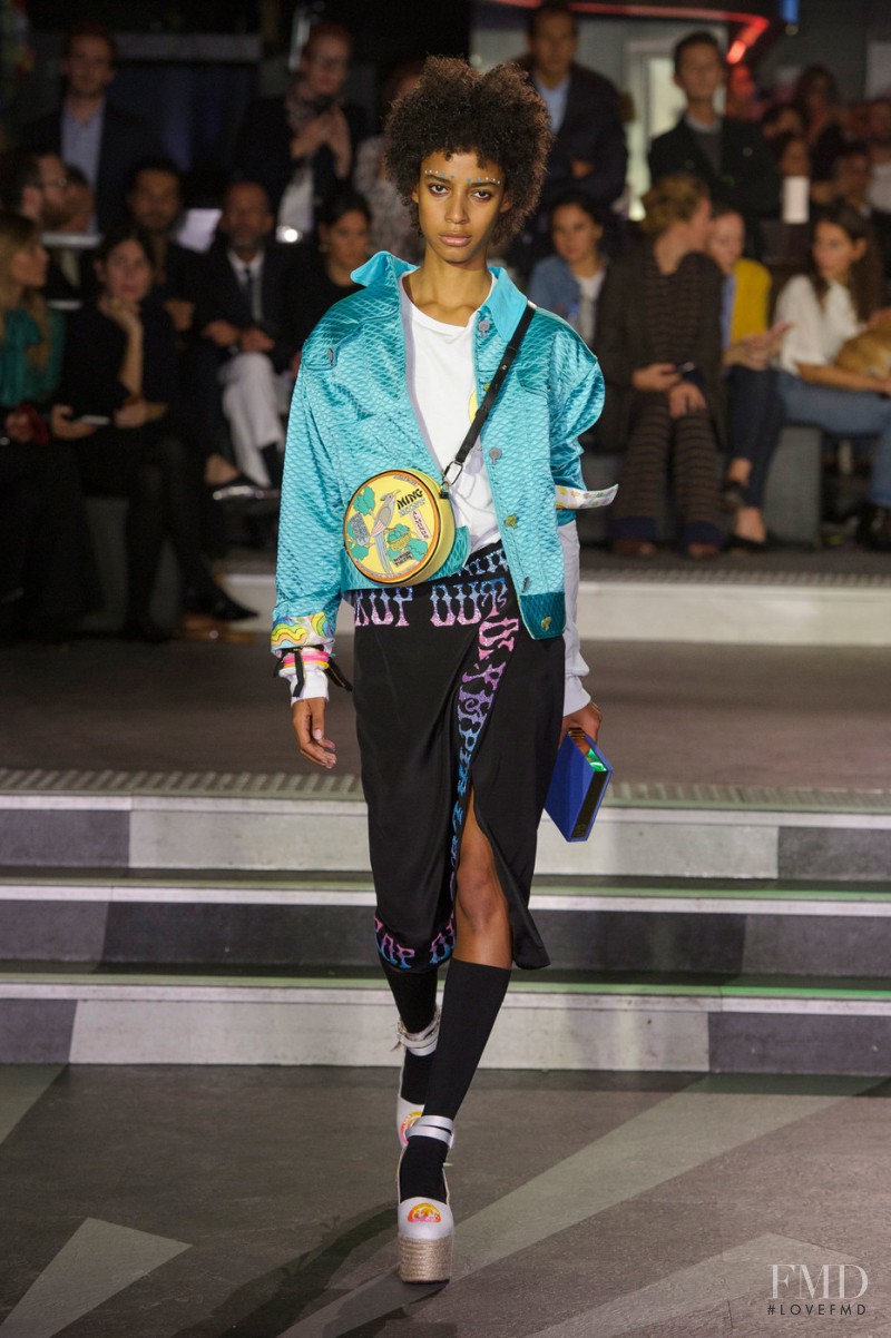 Amelia Rami featured in  the Olympia Le-Tan fashion show for Spring/Summer 2017