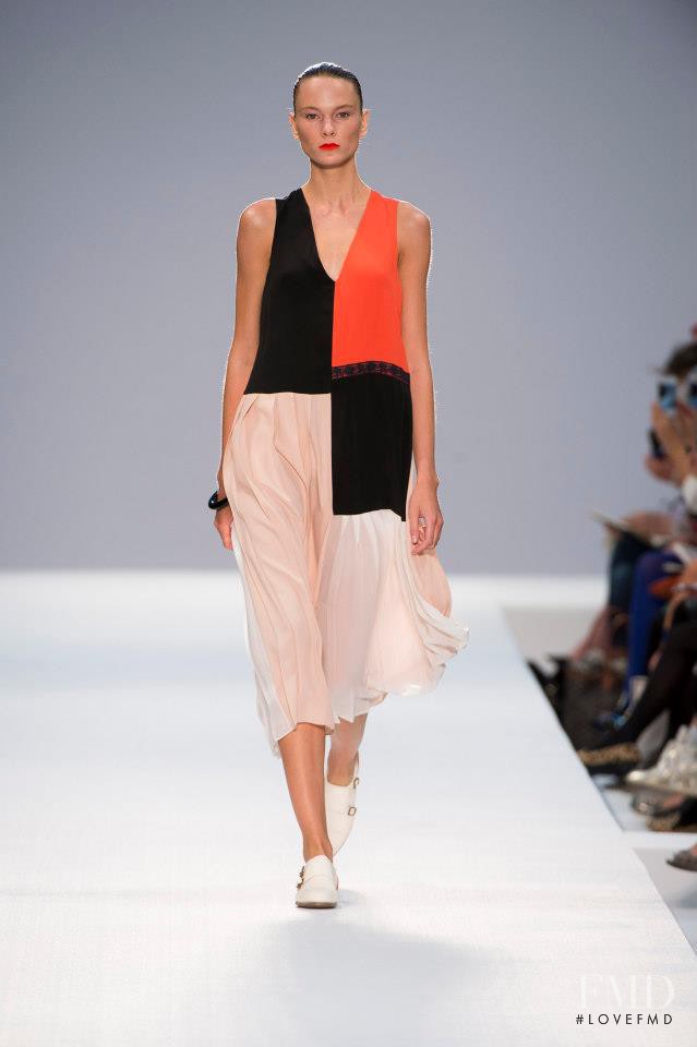 Irina Kulikova featured in  the Paul Smith fashion show for Spring/Summer 2013