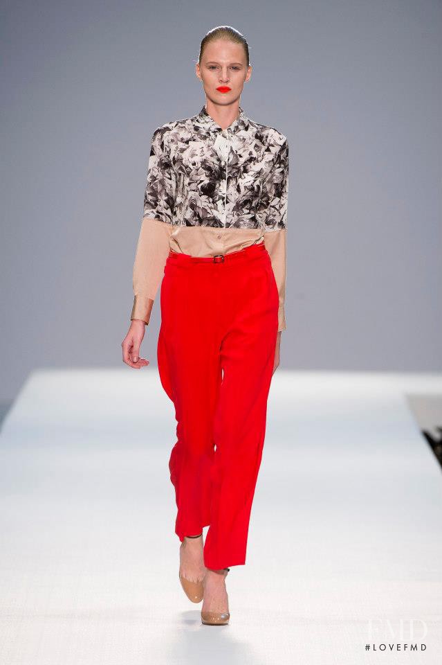 Renee van Seggern featured in  the Paul Smith fashion show for Spring/Summer 2013