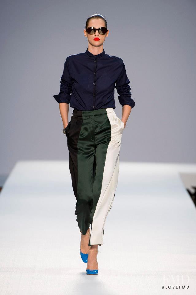 Anais Pouliot featured in  the Paul Smith fashion show for Spring/Summer 2013