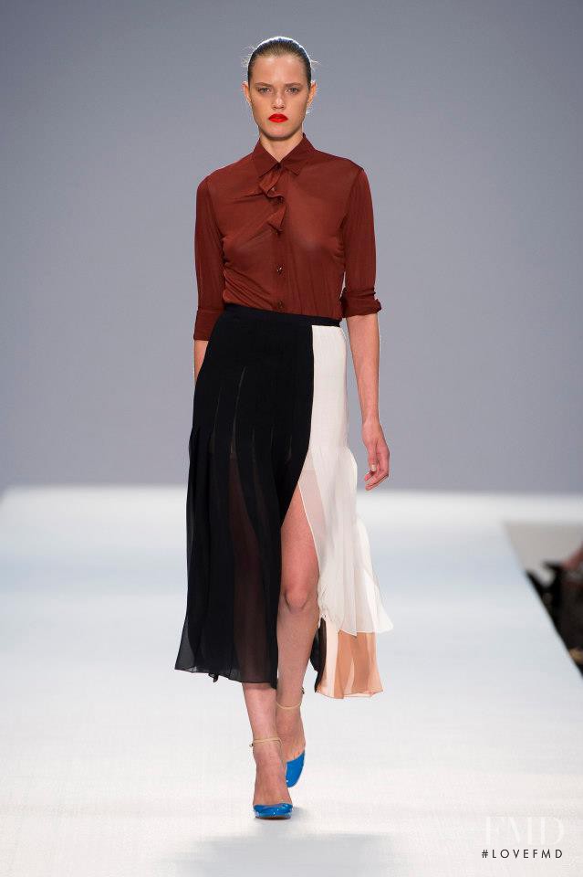 Milana Kruz featured in  the Paul Smith fashion show for Spring/Summer 2013