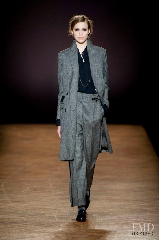 Dasha Sushko featured in  the Paul Smith fashion show for Autumn/Winter 2012