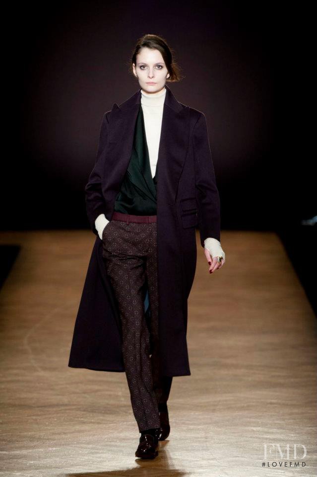 Suzie Bird featured in  the Paul Smith fashion show for Autumn/Winter 2012