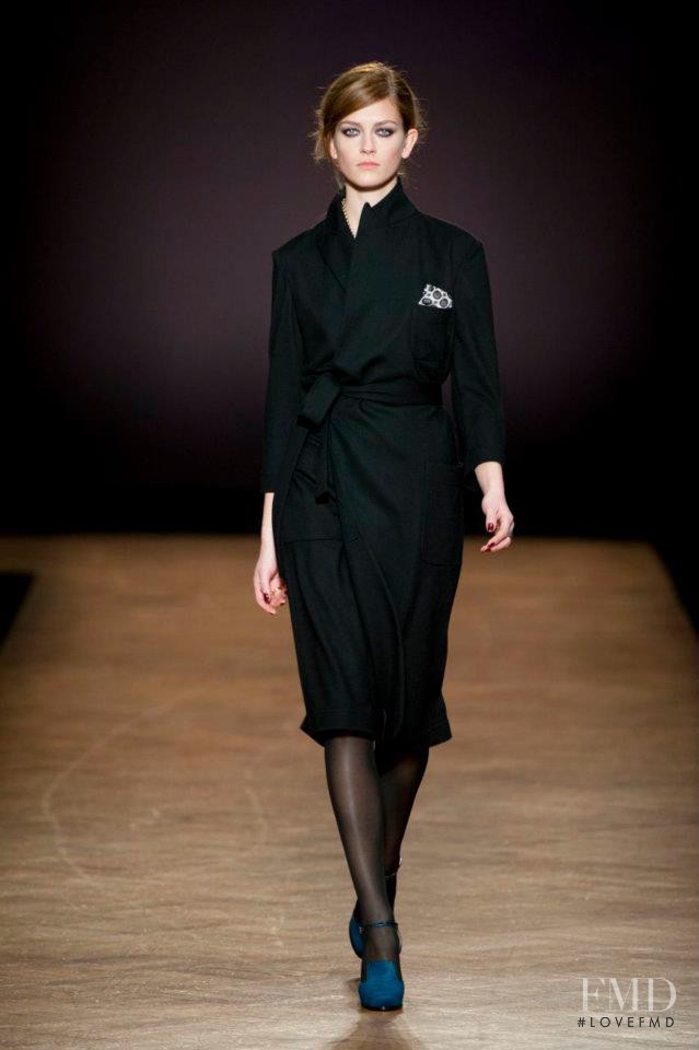 Marlena Szoka featured in  the Paul Smith fashion show for Autumn/Winter 2012