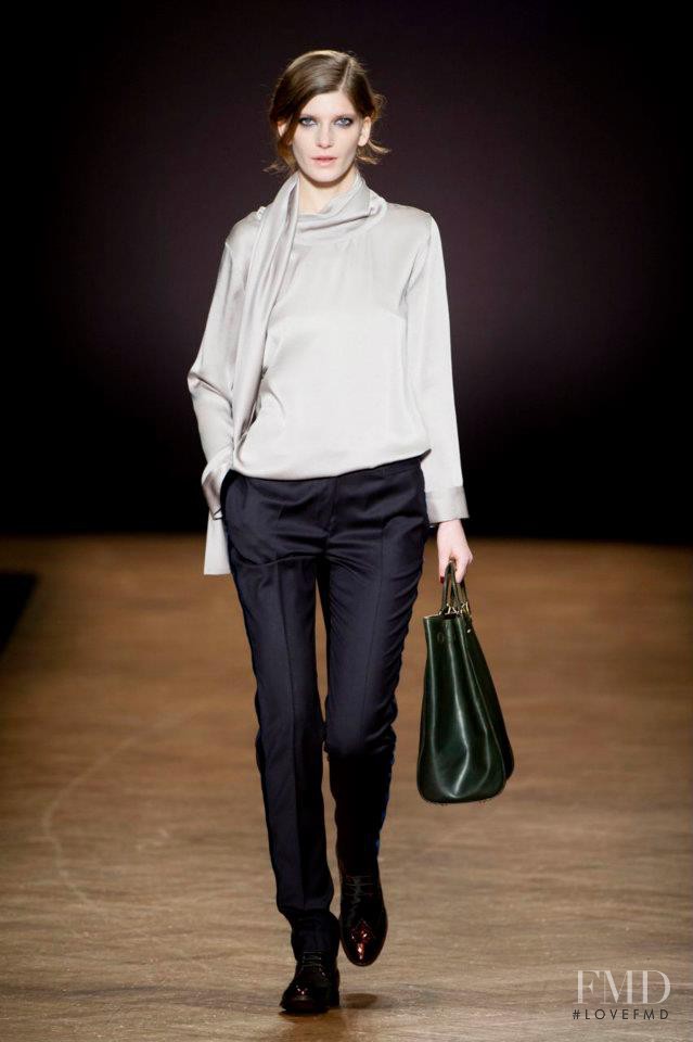 Valerija Kelava featured in  the Paul Smith fashion show for Autumn/Winter 2012