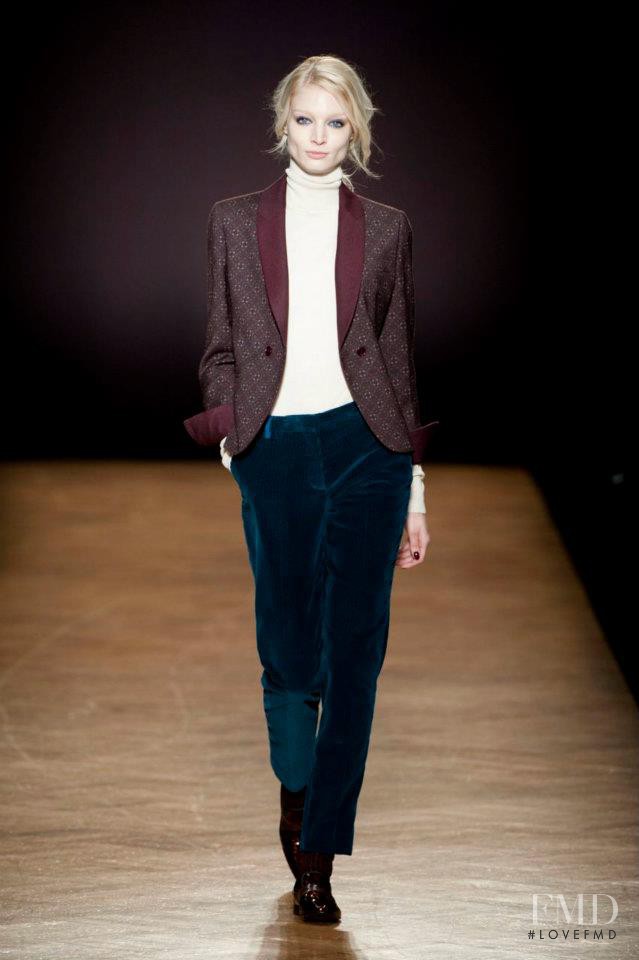 Melissa Tammerijn featured in  the Paul Smith fashion show for Autumn/Winter 2012