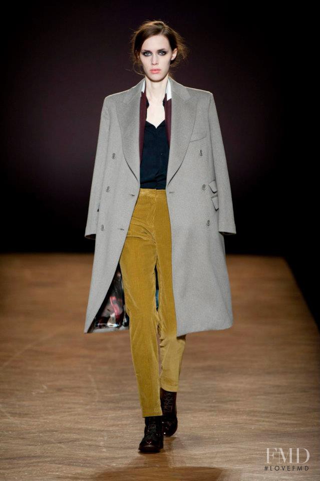 Georgia Hilmer featured in  the Paul Smith fashion show for Autumn/Winter 2012