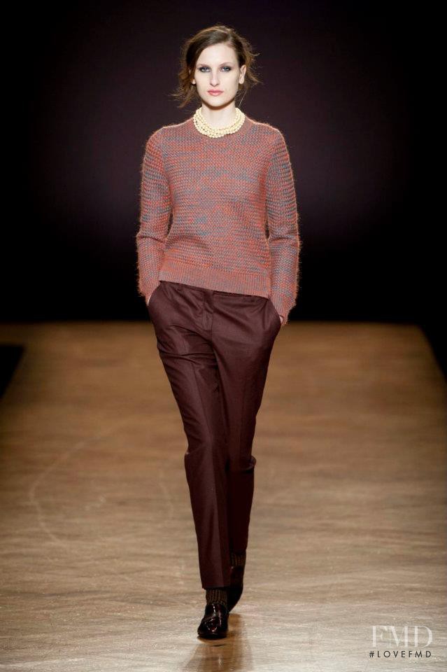 Katia Selinger featured in  the Paul Smith fashion show for Autumn/Winter 2012
