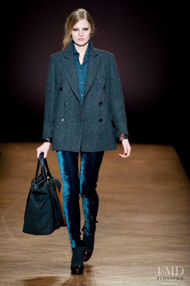 Renee van Seggern featured in  the Paul Smith fashion show for Autumn/Winter 2012