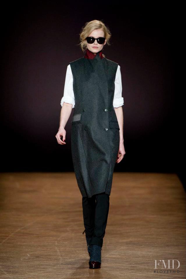 Karolina Mrozkova featured in  the Paul Smith fashion show for Autumn/Winter 2012
