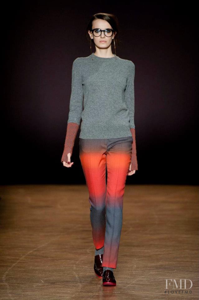 Erjona Ala featured in  the Paul Smith fashion show for Autumn/Winter 2012
