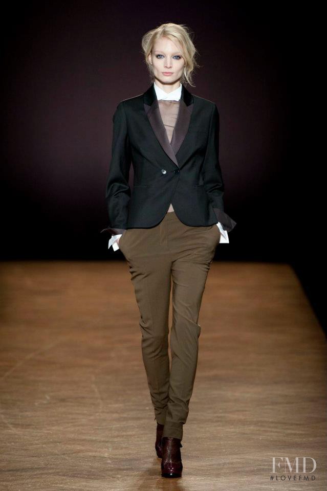 Melissa Tammerijn featured in  the Paul Smith fashion show for Autumn/Winter 2012