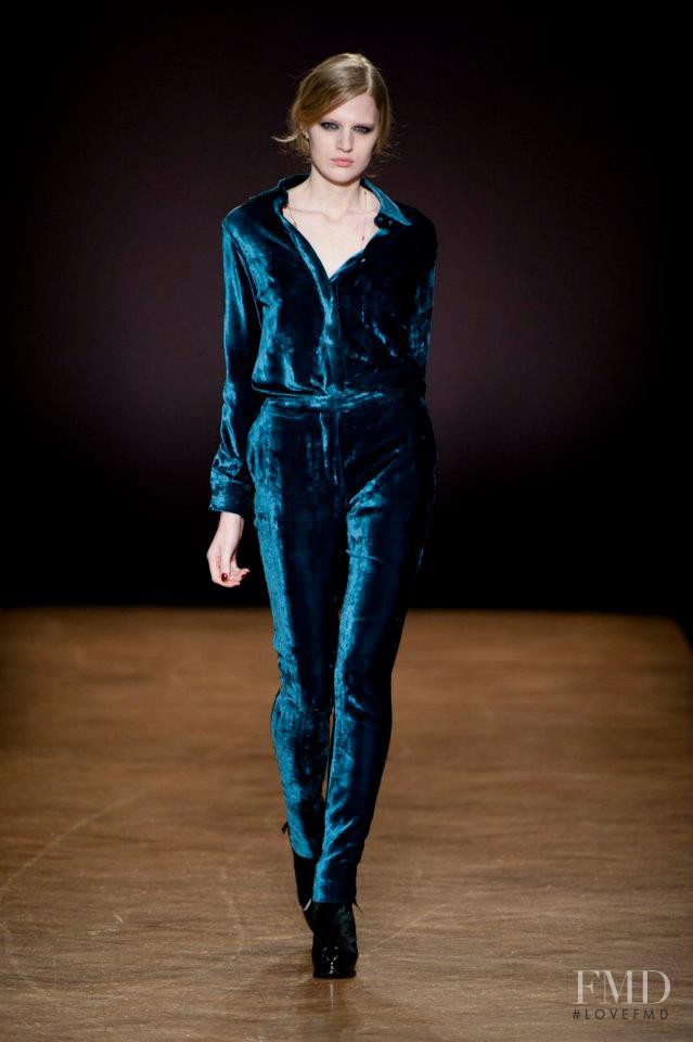 Renee van Seggern featured in  the Paul Smith fashion show for Autumn/Winter 2012