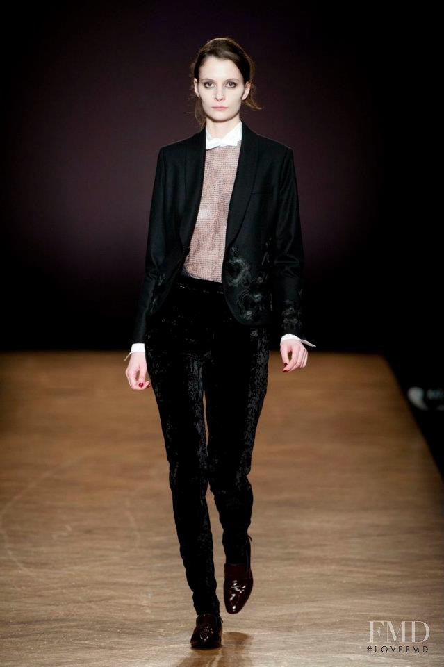 Suzie Bird featured in  the Paul Smith fashion show for Autumn/Winter 2012