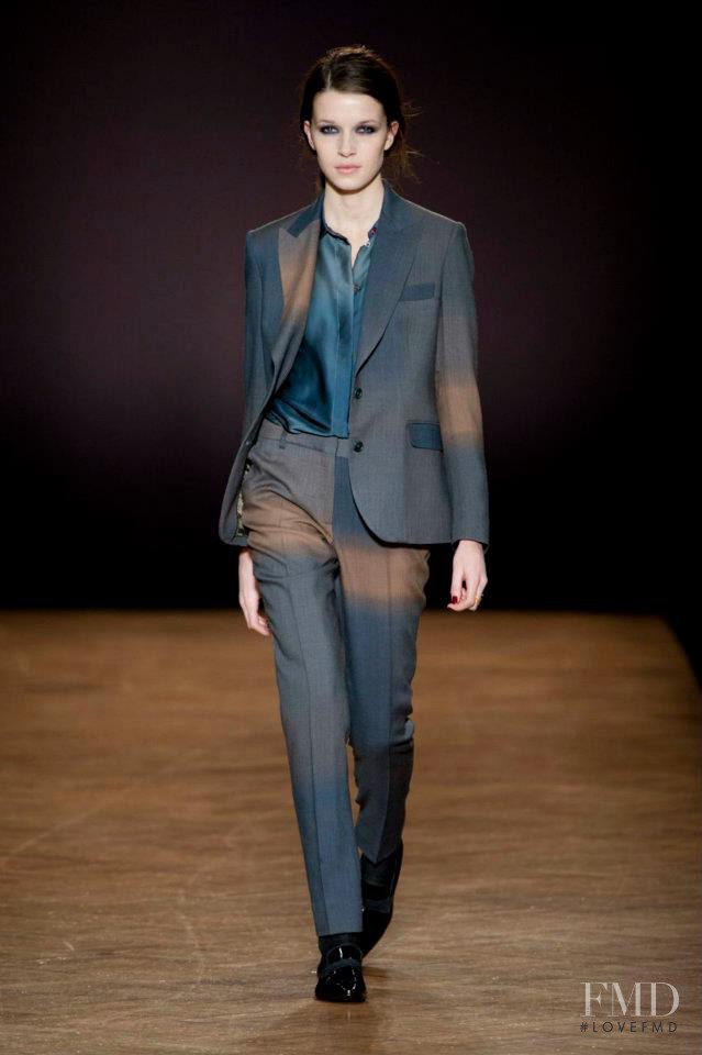 Hanna Sorheim featured in  the Paul Smith fashion show for Autumn/Winter 2012