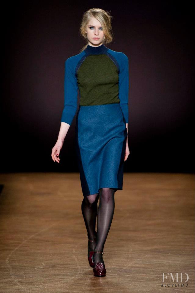 Corinna Studier featured in  the Paul Smith fashion show for Autumn/Winter 2012