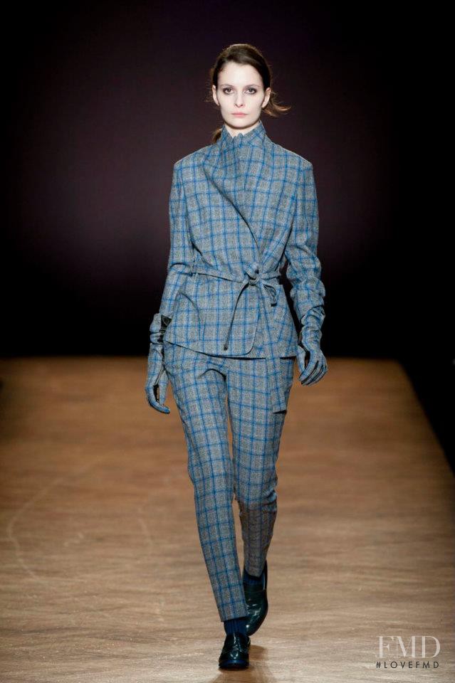 Suzie Bird featured in  the Paul Smith fashion show for Autumn/Winter 2012