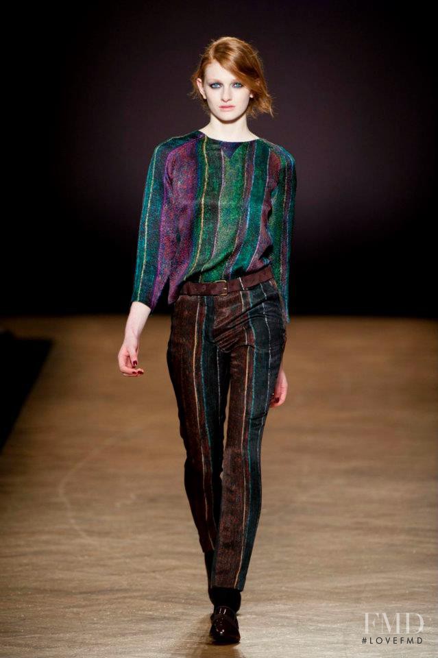 Aine O\'Gorman featured in  the Paul Smith fashion show for Autumn/Winter 2012