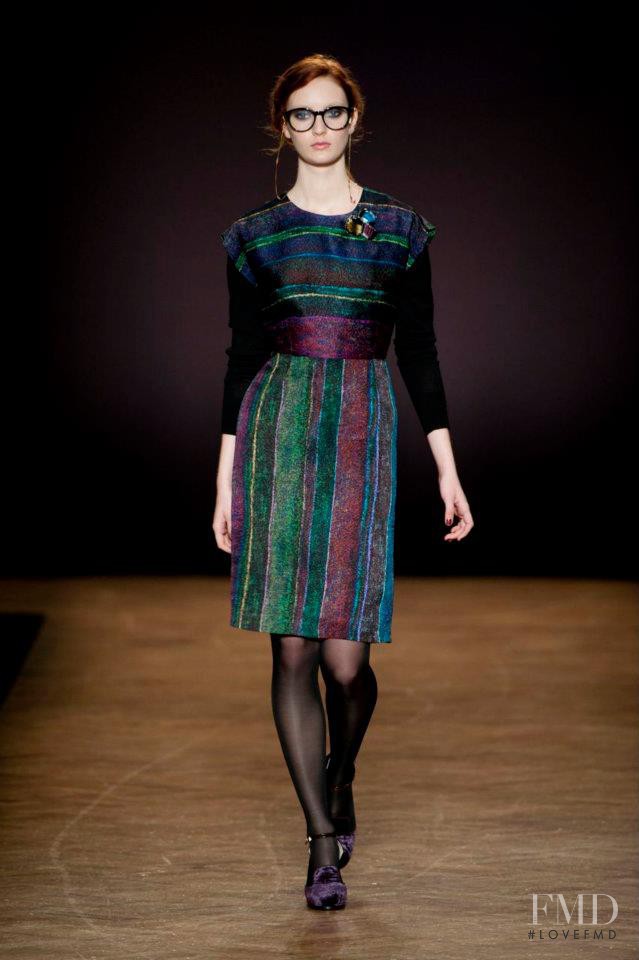 Codie Young featured in  the Paul Smith fashion show for Autumn/Winter 2012