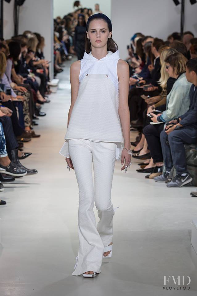 Lea Holzfuss featured in  the Paco Rabanne fashion show for Spring/Summer 2017
