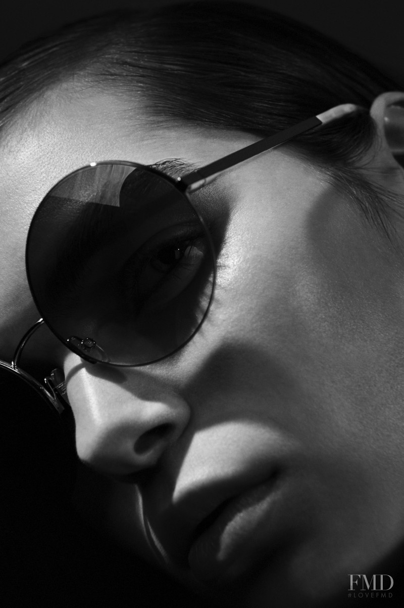 Mathilde Brandi featured in  the Victoria Beckham Eyewear advertisement for Autumn/Winter 2016