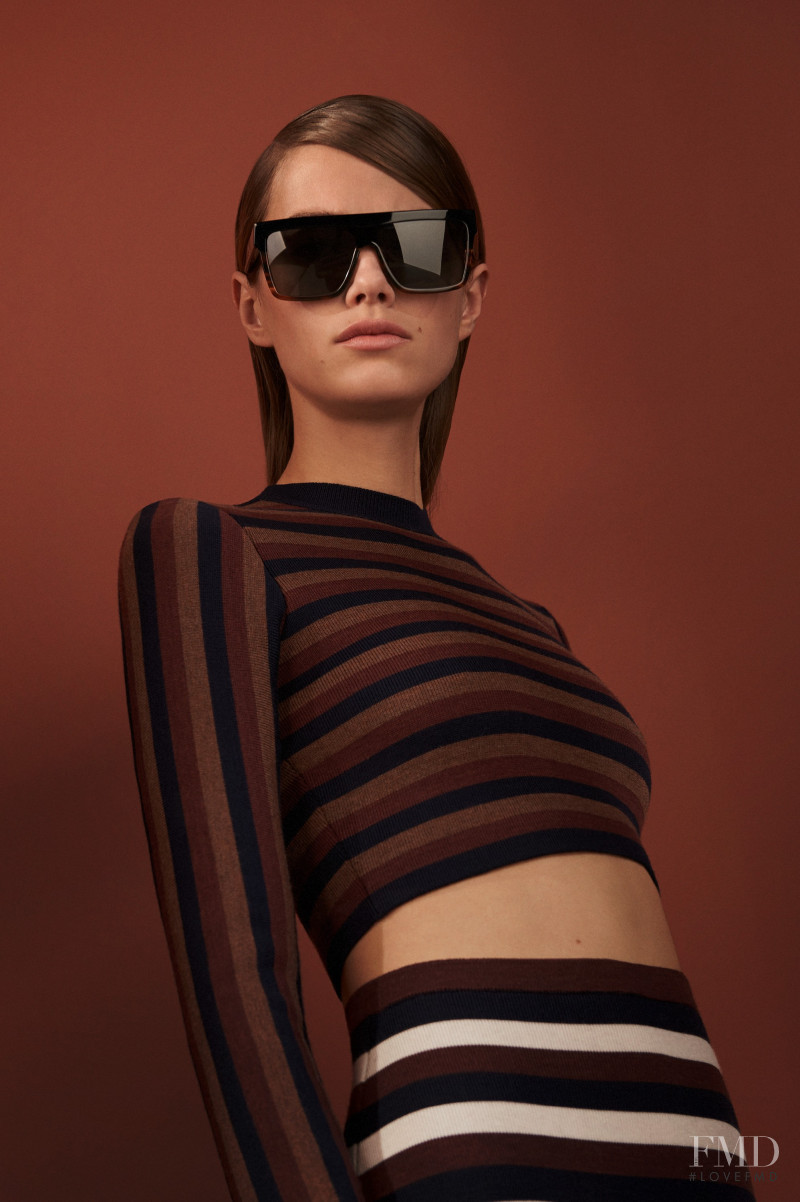 Mathilde Brandi featured in  the Victoria Beckham Eyewear advertisement for Autumn/Winter 2016