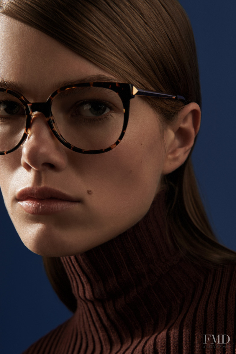 Mathilde Brandi featured in  the Victoria Beckham Eyewear advertisement for Autumn/Winter 2016