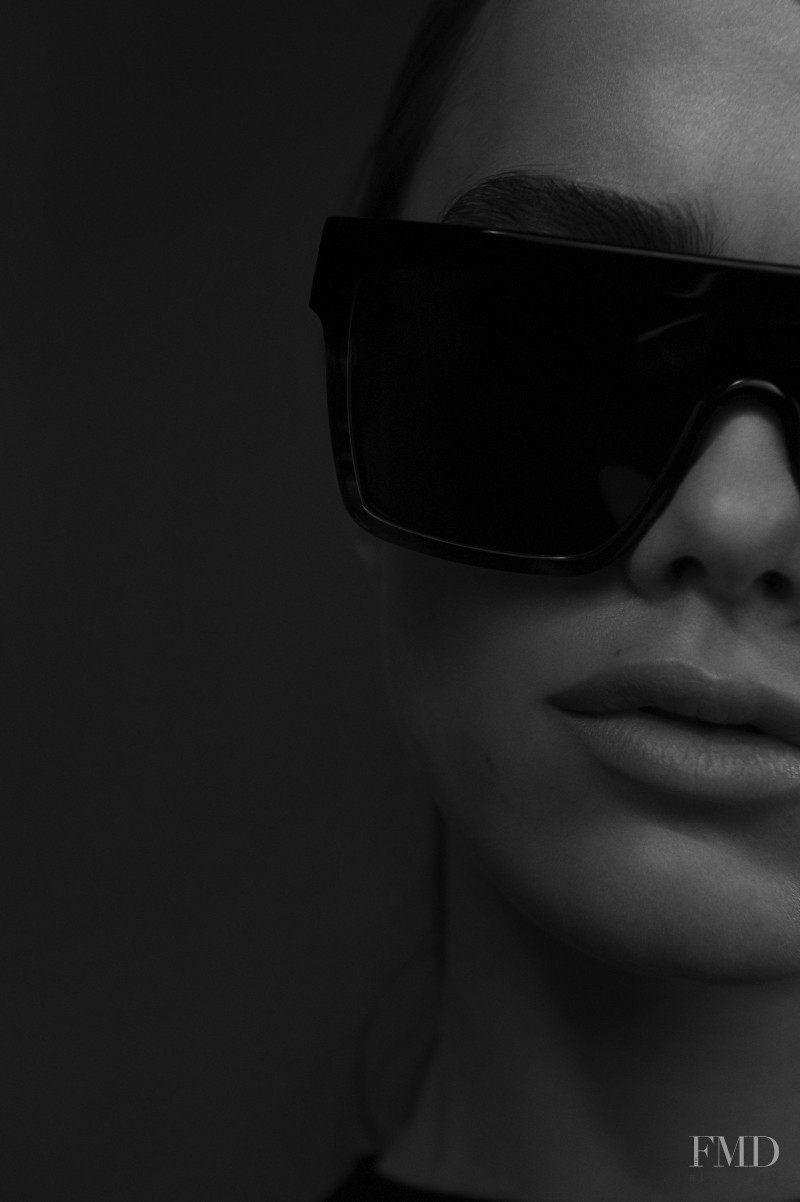 Mathilde Brandi featured in  the Victoria Beckham Eyewear advertisement for Autumn/Winter 2016