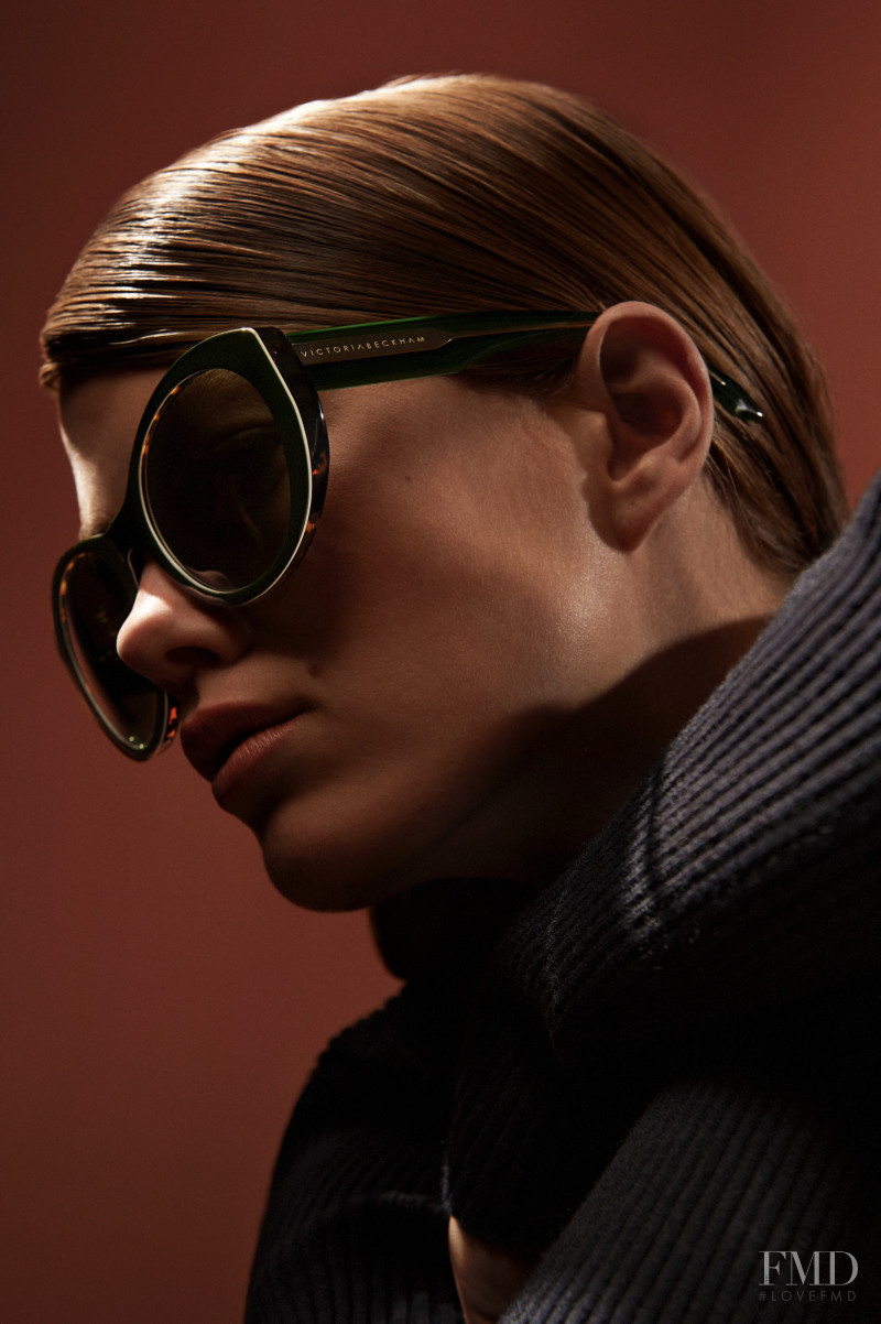 Mathilde Brandi featured in  the Victoria Beckham Eyewear advertisement for Autumn/Winter 2016