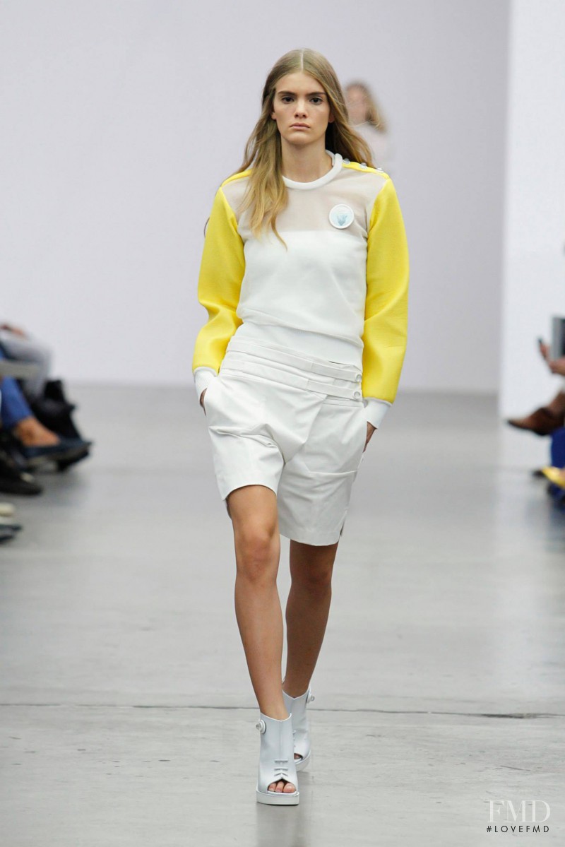 Emily Astrup featured in  the Iceberg fashion show for Spring/Summer 2014