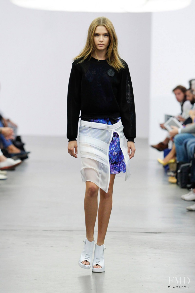 Josephine Skriver featured in  the Iceberg fashion show for Spring/Summer 2014