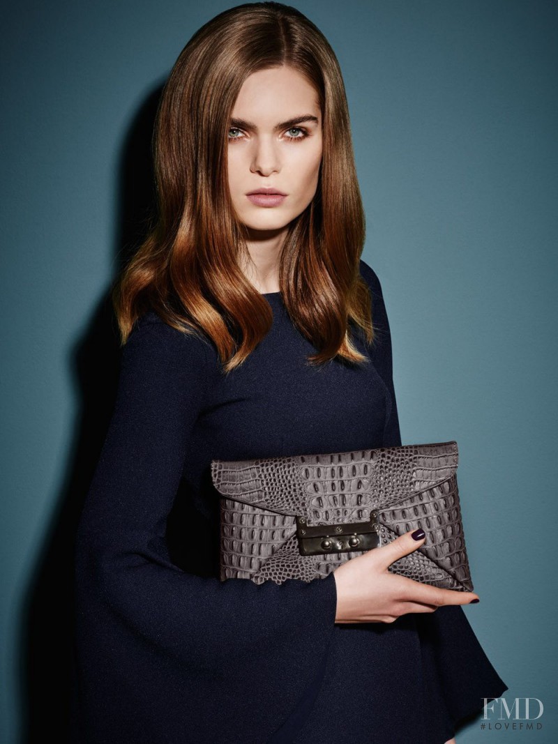 Sandra Schmidt featured in  the Leowulff advertisement for Autumn/Winter 2016